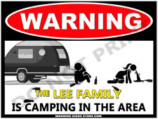 Personalized Camping Sign -