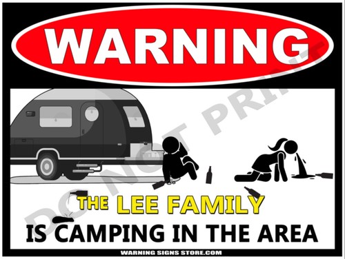Personalized camping sign - camping,