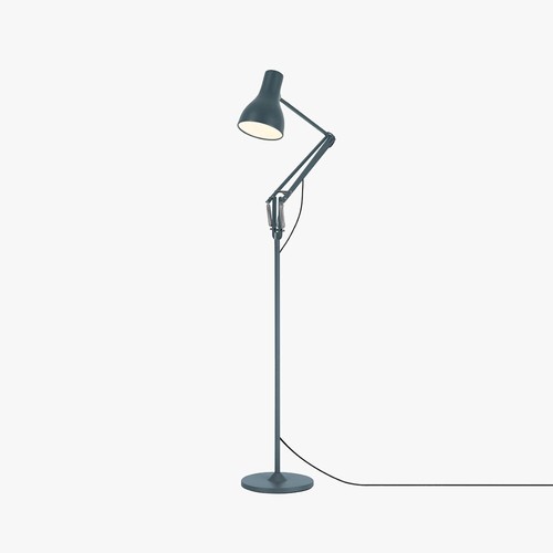 Floor lamp grey adjustable - grey,