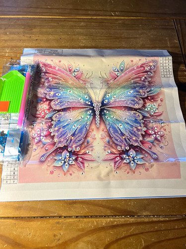 Butterfly diamond painting - diamond,