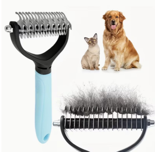 Double sided pet grooming comb - double-sided,