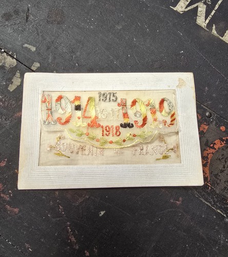Ww1 french silk embroidered - ww1,