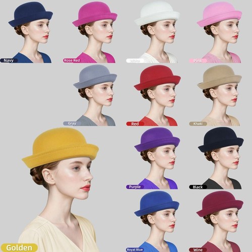 Round crown women - round, bowler