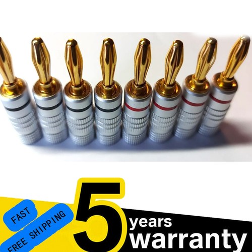 8xprofessional banana plugs - banana,