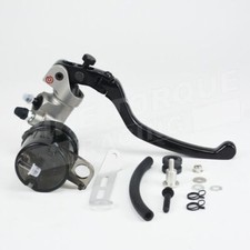 Brembo Racing Billet Radial Brake Master Cylinder 19x18 and Smoked Reservoir Kit