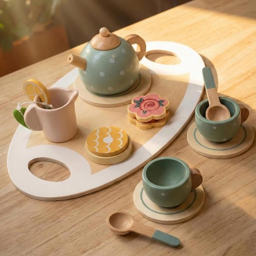 Interactive wooden tea - wooden,