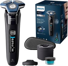 Philips Shaver Series 7000 Rasoio elettrico uomo, umido e asciutto, Nero