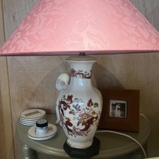 Mason's Ironstone Red Mandalay Ceramic Lamp Light ~ 38cm High