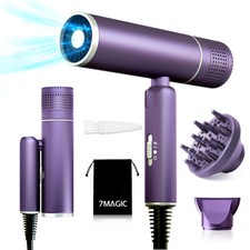 7MAGIC Professional Hair Dryer Ion Blow Dryer Quick Drying Foldable Hair Dryer