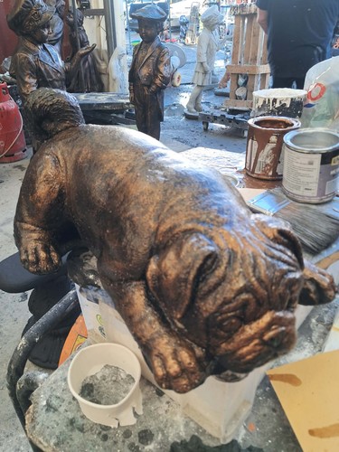 Pug dog latex and fibreglass - pug,