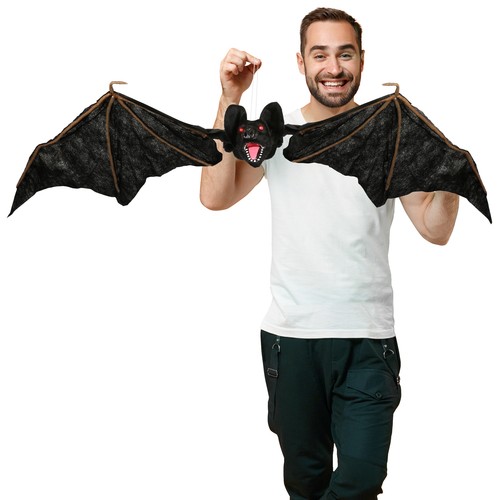 5ft long animated bat light - long,