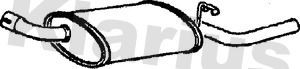 Rear muffler - muffler, fits
