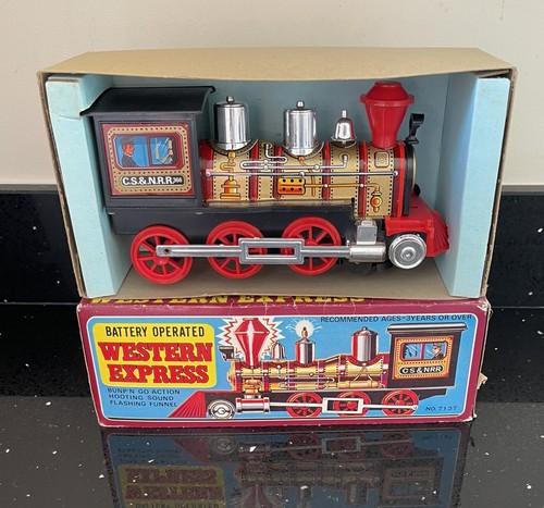 Vintage tin toy - 2, trains