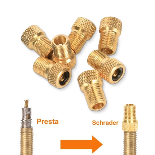Brass adaptor presta to - adaptor,