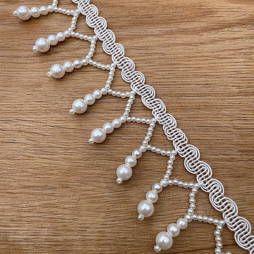 1yard beaded fringe drop - beaded, shape