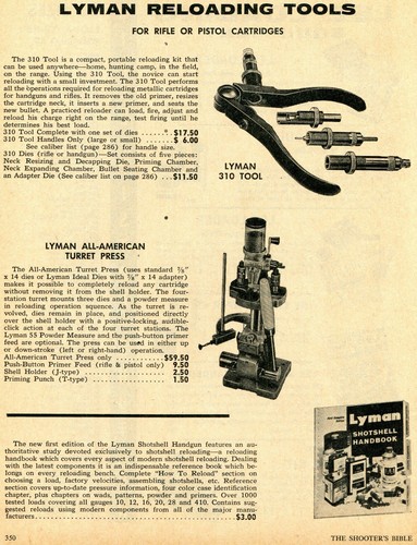 1971 print lyman 310 - of,