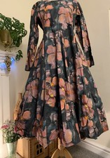 Suave Romantic Ewa I Walla Cottagecore Hitched Dramatic Flowers Dress 12 14 16