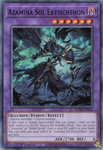 Yugioh rota en032 azamina - rota-en032,