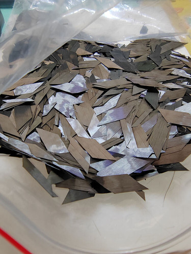 Diamond big shaped - shaped, flake