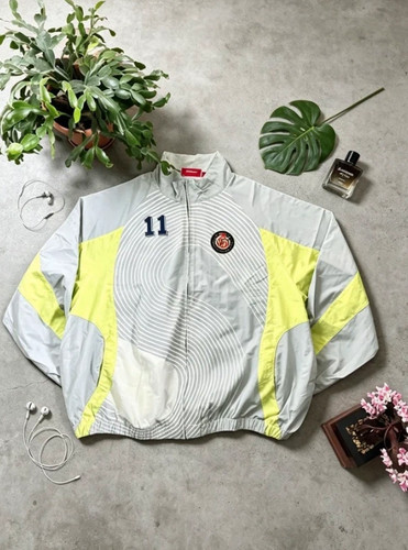 Supreme logo track jacket - track,