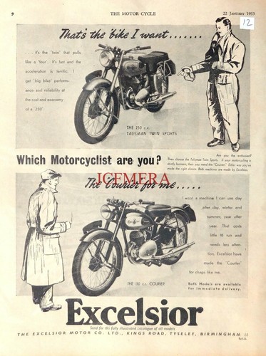 Excelsior 250 talisman - excelsior, '250