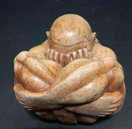 Hand carved wooden weeping - hand,