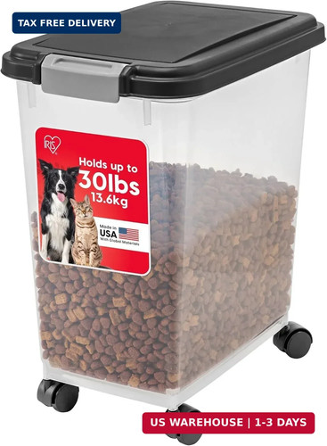 Dog food storage container - food,