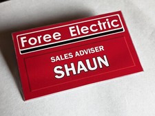 SHAUN OF THE DEAD badge fancy dress can be personalised HALLOWEEN zombie cosplay