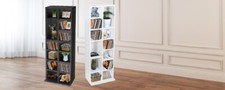 Bookcase Case Cabinet Rack Tower Organizer Adjustable Wooden 224 CD's - SALE