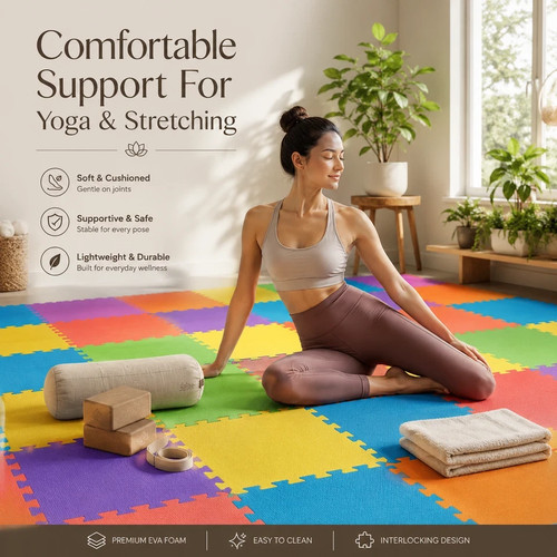 Yoga floor mats with - floor, border