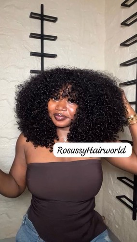 Pixie curly human hair wig - pixie,