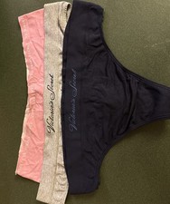 Victoria's Secret Set Of Three Size XL Thongs No Tags Not Worn