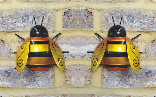 Large metal bumble bee - 2-, uk