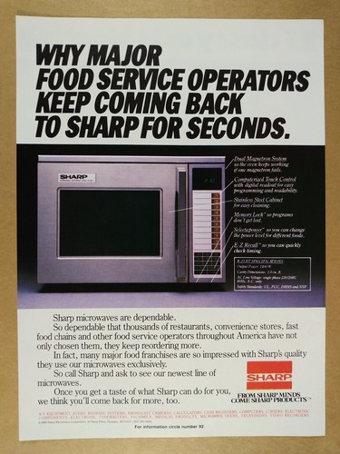 1985 sharp r23bt commercial - sharp,