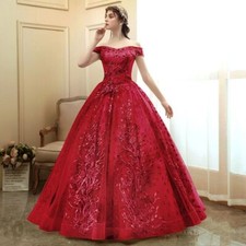 Women's Noble Evening Formal Party Ball Gown Prom Bridesmaid Acting Host Dress @