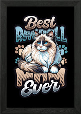 Ragdoll Cat Mom Ragdoll Framed