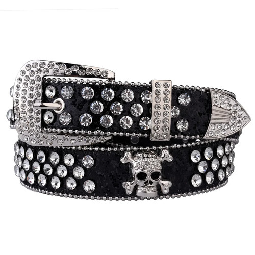 Faux leather rhinestone - leather,