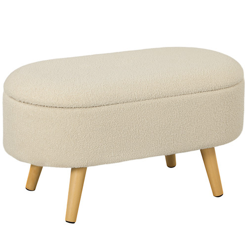 Homcom storage ottoman - storage, bench