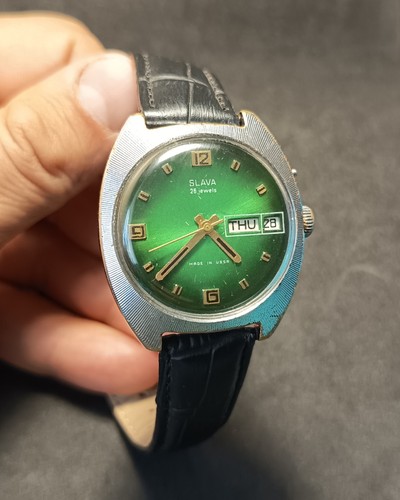 Vintage men watch slava - watch, 26