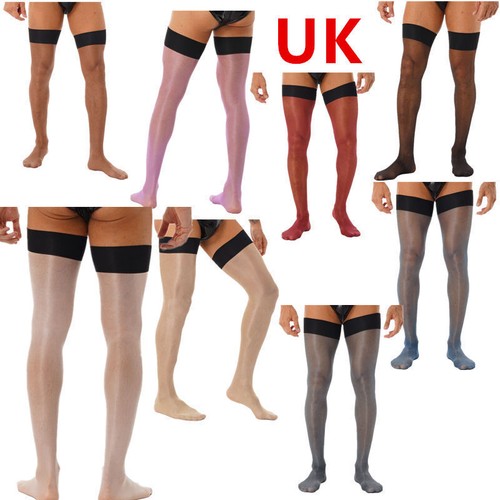 Mens stockings shiny sheer - stockings,