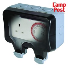 BG WP23TM24 Weatherproof Timer Controlled 13A Outdoor Power Socket 1 Gang Storm