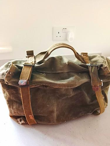 Wwii canvas duffle kit bag - canvas,