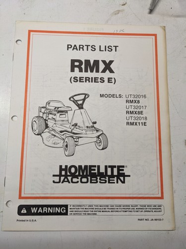 Jacobsen illustrated parts - jacobsen,