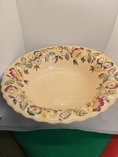 Rare  Vintage 1940's Wade 'Harlech' Pattern  Ceramic Serving Bowl