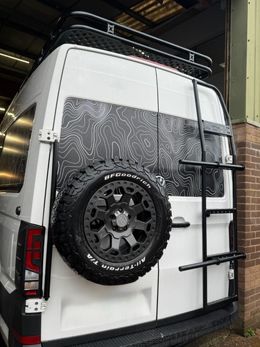 Xplore rear door ladder - door,