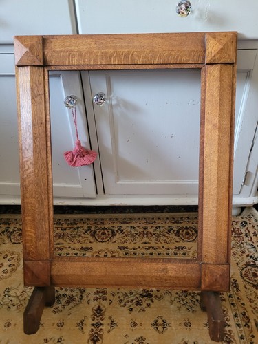 Large vintage art deco wooden - large,