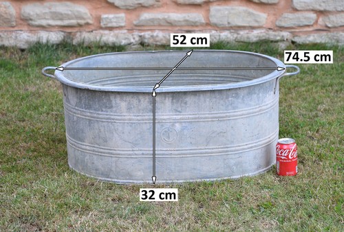 Vintage old galvanized - old,