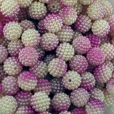 12mm Pearl Cluster Resin