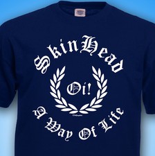 SKINHEAD  A Way Of Life Oi ! MENS T SHIRT MoD SkA SCOOTER S to 3XL T-Shirt