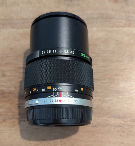 Olympus zuiko 135mm - 135mm, f/3.5